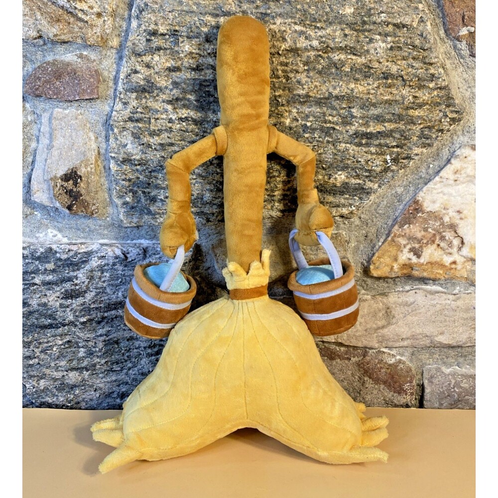 VHTF Rare Disneys Fantasia 16" Broom Bucket Brigade Plush Disney Store Gold Seal